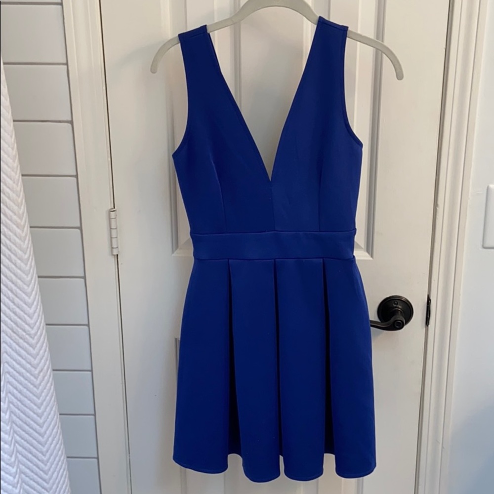 Blue dress